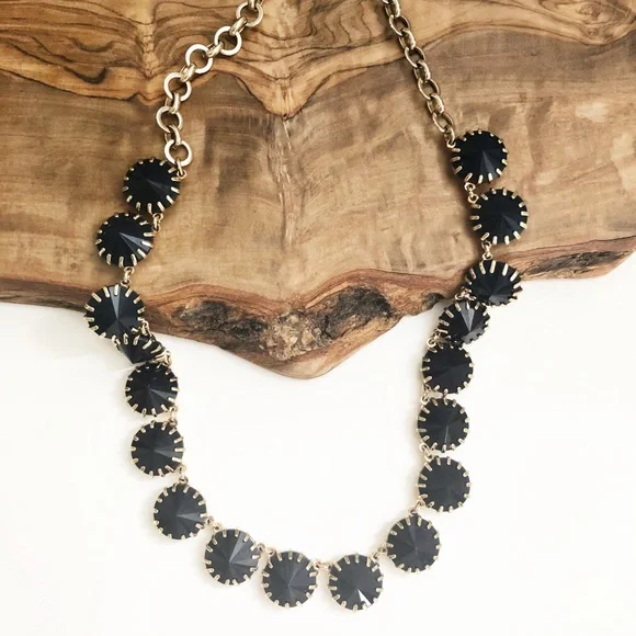 J. Crew gold navy dot necklace - Picture 4 of 5